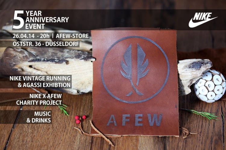5 Jahre Afew Store Deko 5 Jahre Afew Store
