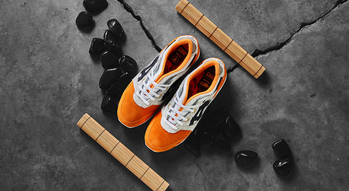 asics afew koi orange